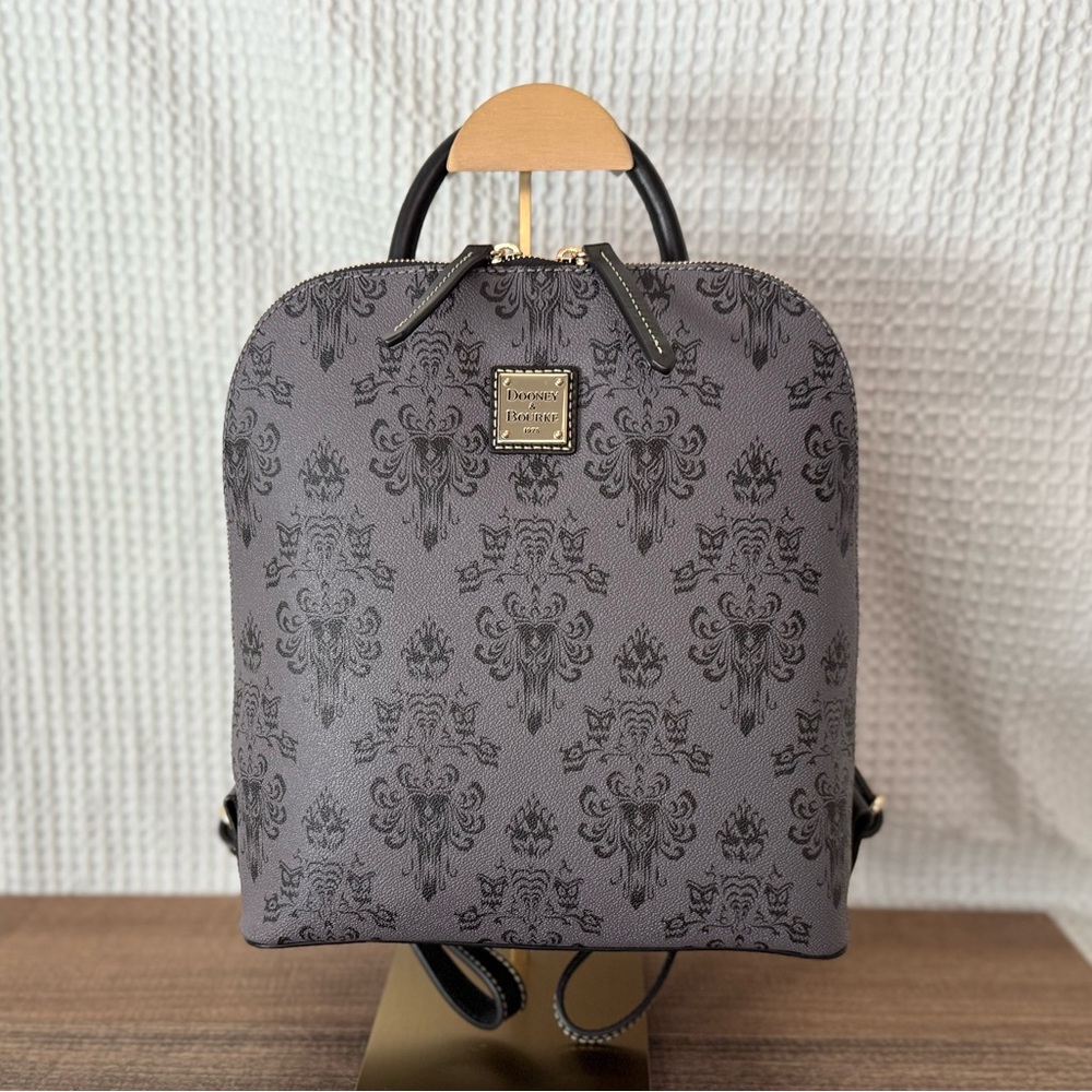 Dooney & Bourke Disney Parks Haunted Mansion Wallpaper 2024 Mini Backpack